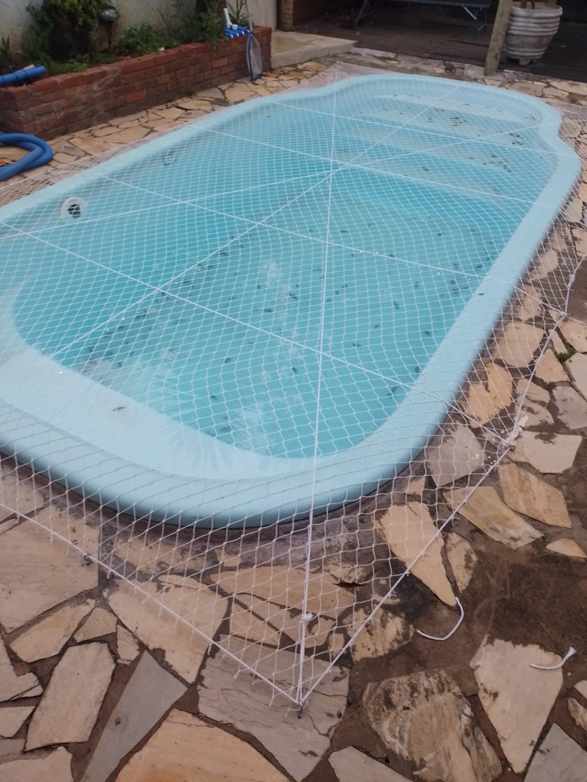Rede de Proteção Piscina Fibra 6,00 x 3,00m