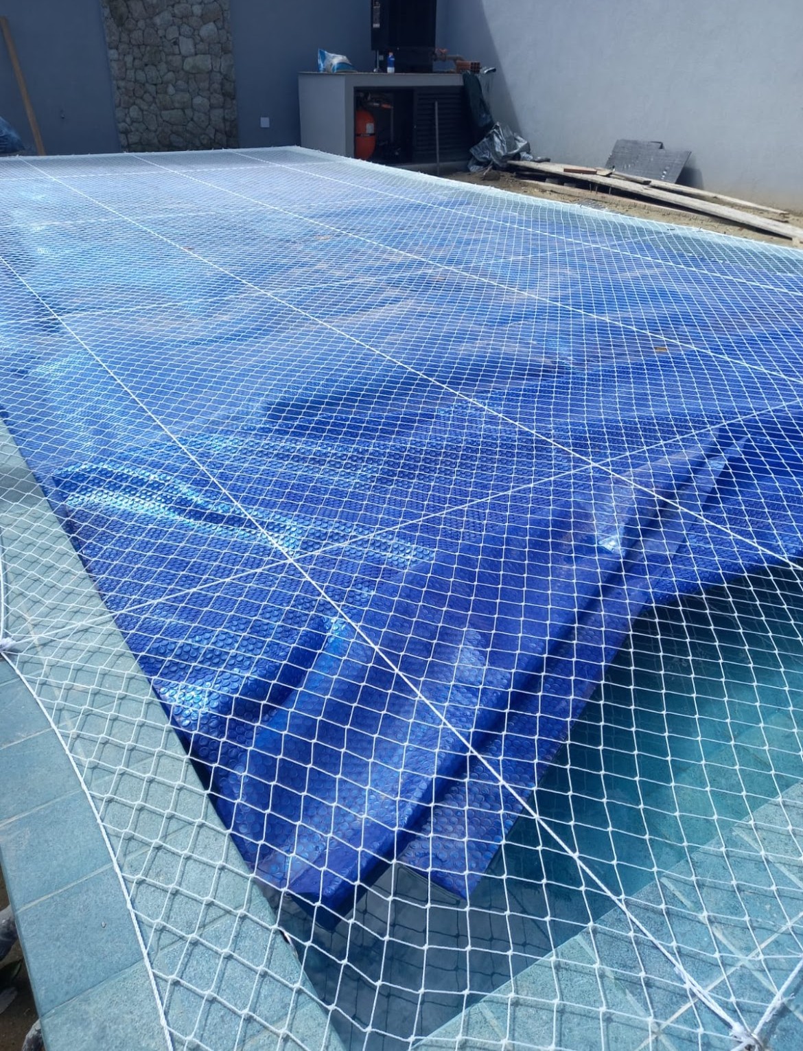 Rede de Proteção para Piscina 5,00 x 3,00m – Malha 5 cm