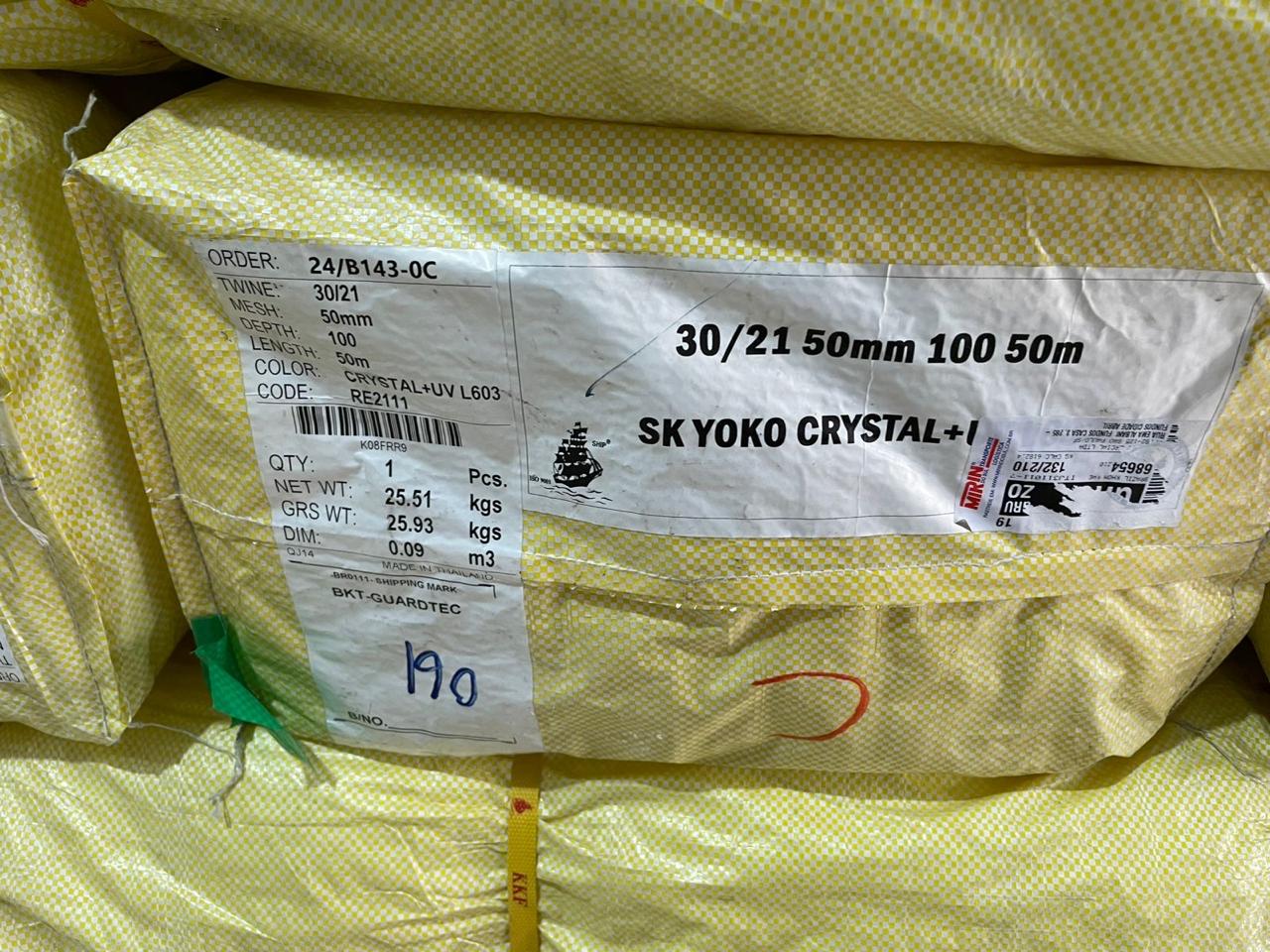 Fardo Rede Importada Tailândia 30/21 50mm – 25kg
